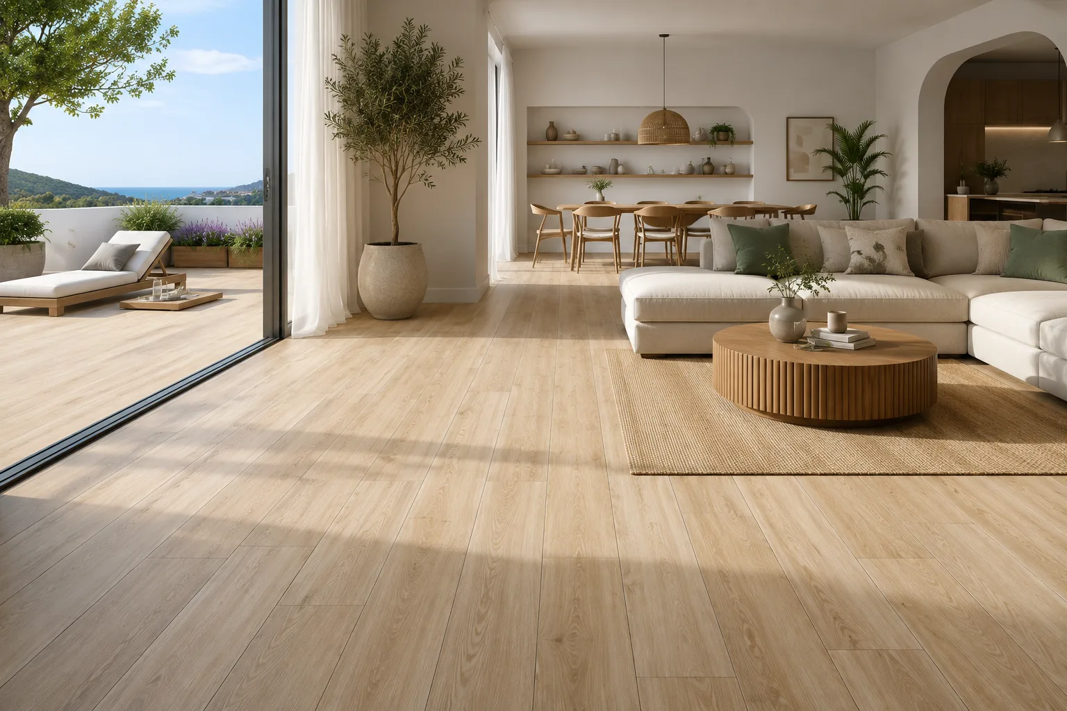 Stay Comfortable This Summer: Why European Homes Are Choosing Wood-Look Porcelain Tiles Over Natural Wood