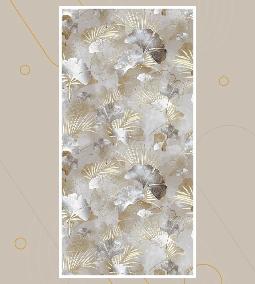 600x1200 DECOR GINKGO FLOWER SURFACE Porcelain Tile