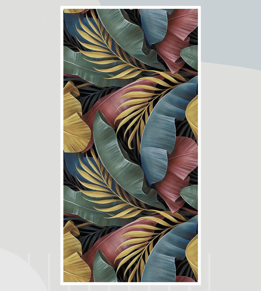 600x1200 DECOR TROPICAL FLOWER SURFACE Porcelain Tile