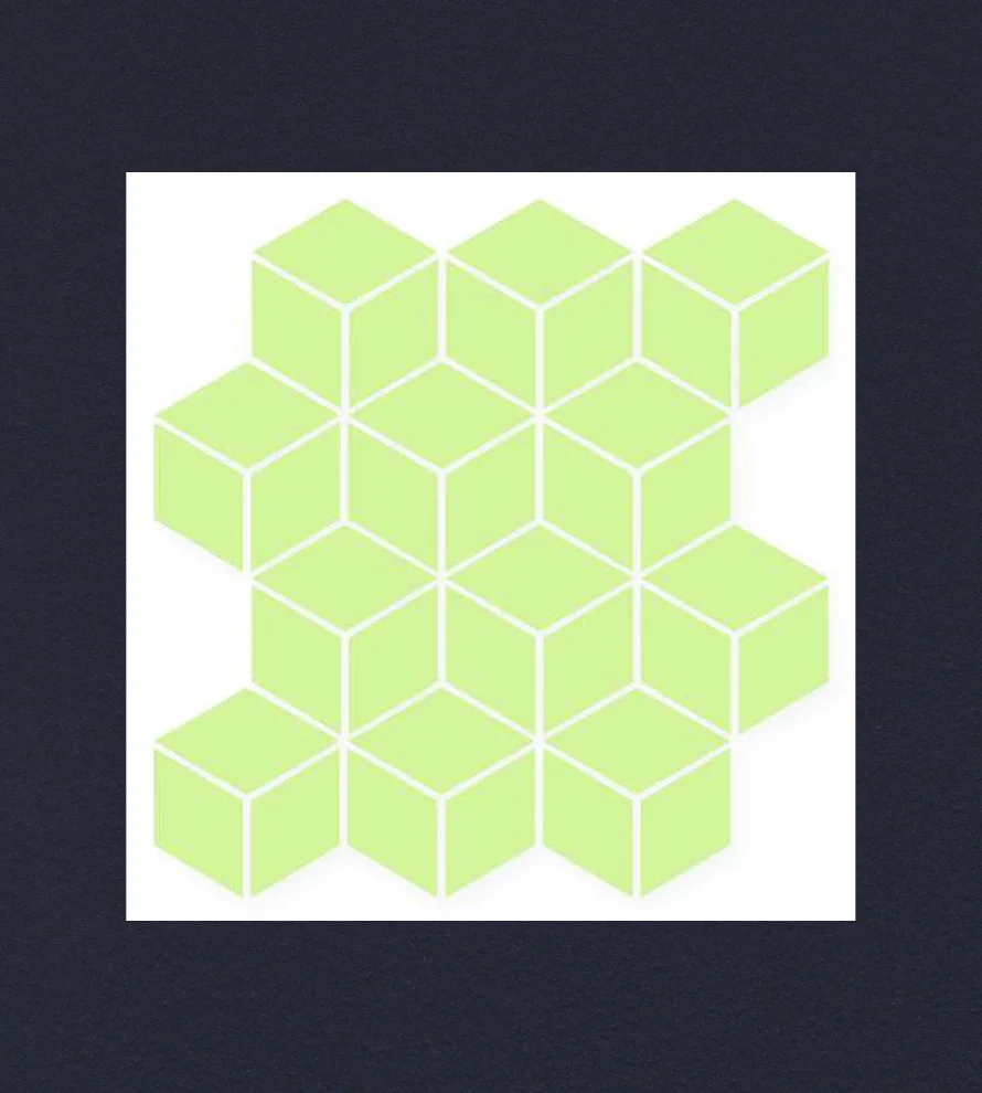 300x300 3D_RHOMBUS_G3D28 Porcelain Tile - Image 1