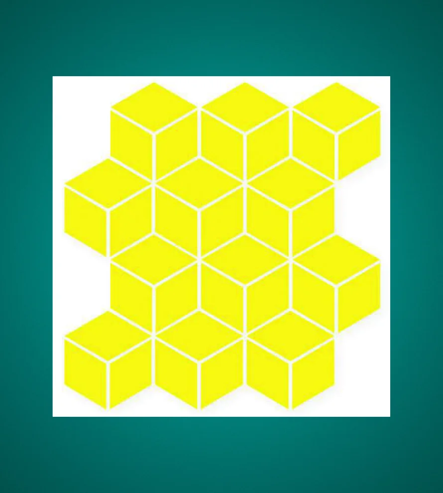 300x300 3D_RHOMBUS_M3D35 Porcelain Tile - Image 1