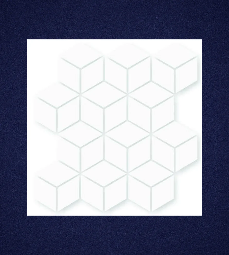 300x300 3D_RHOMBUS_M3D51 Porcelain Tile - Image 1