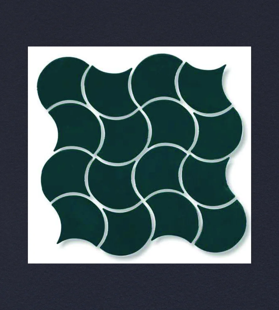 300x300 Fish_Scale_G3413(WAVES) Porcelain Tile - Image 1