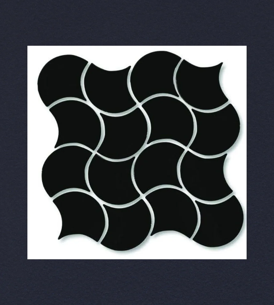 300x300 Fish_Scale_G3449(WAVES) Porcelain Tile - Image 1