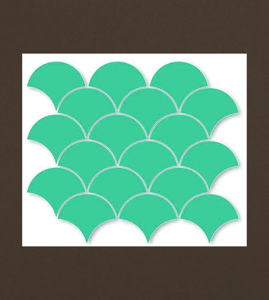 300x300 Fish_Scale_M3415 Porcelain Tile - Image 1