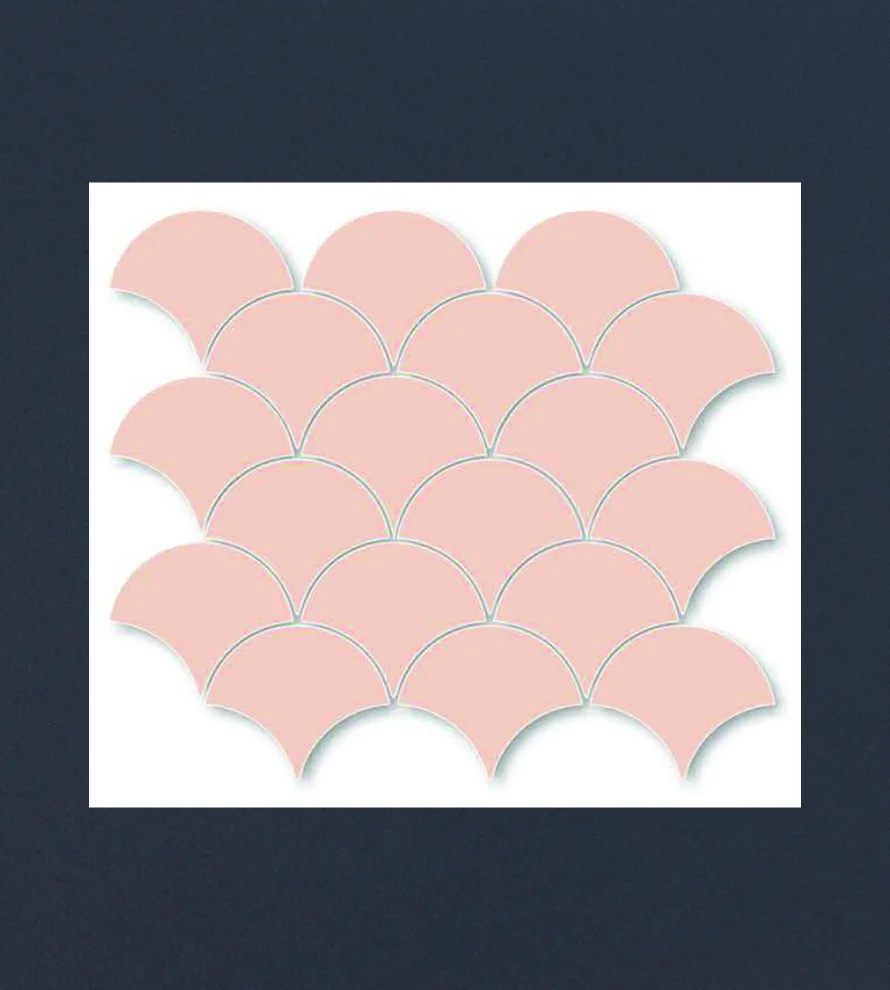 300x300 Fish_Scale_M3464 Porcelain Tile - Image 1