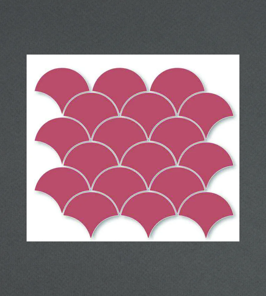300x300 Fish_Scale_M3466 Porcelain Tile - Image 1