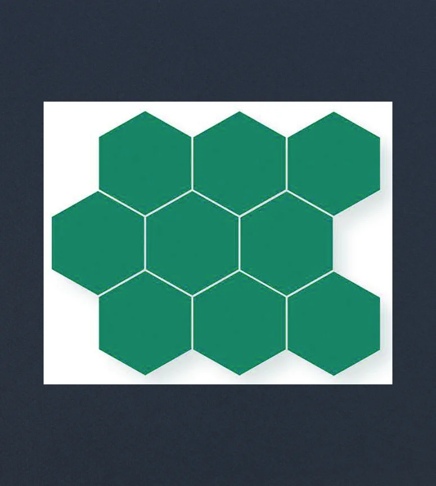 300x300 Hexagon_M1913 Porcelain Tile - Image 1