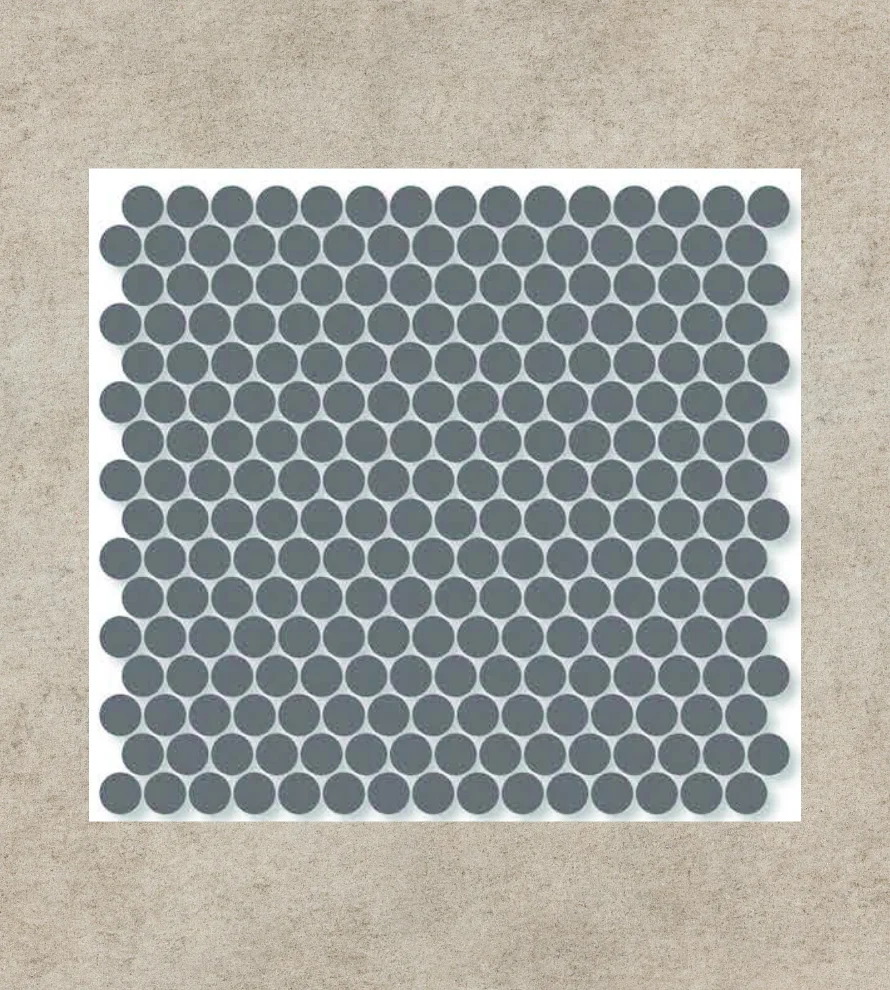 300x300 Penny_Rounds_M1454 Porcelain Tile - Image 1