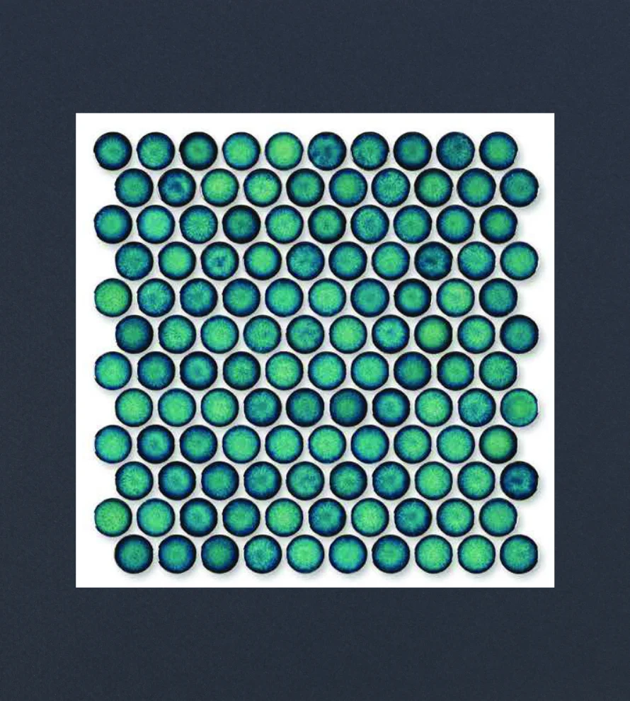 300x300 Penny_Rounds_VR1501 Porcelain Tile - Image 1