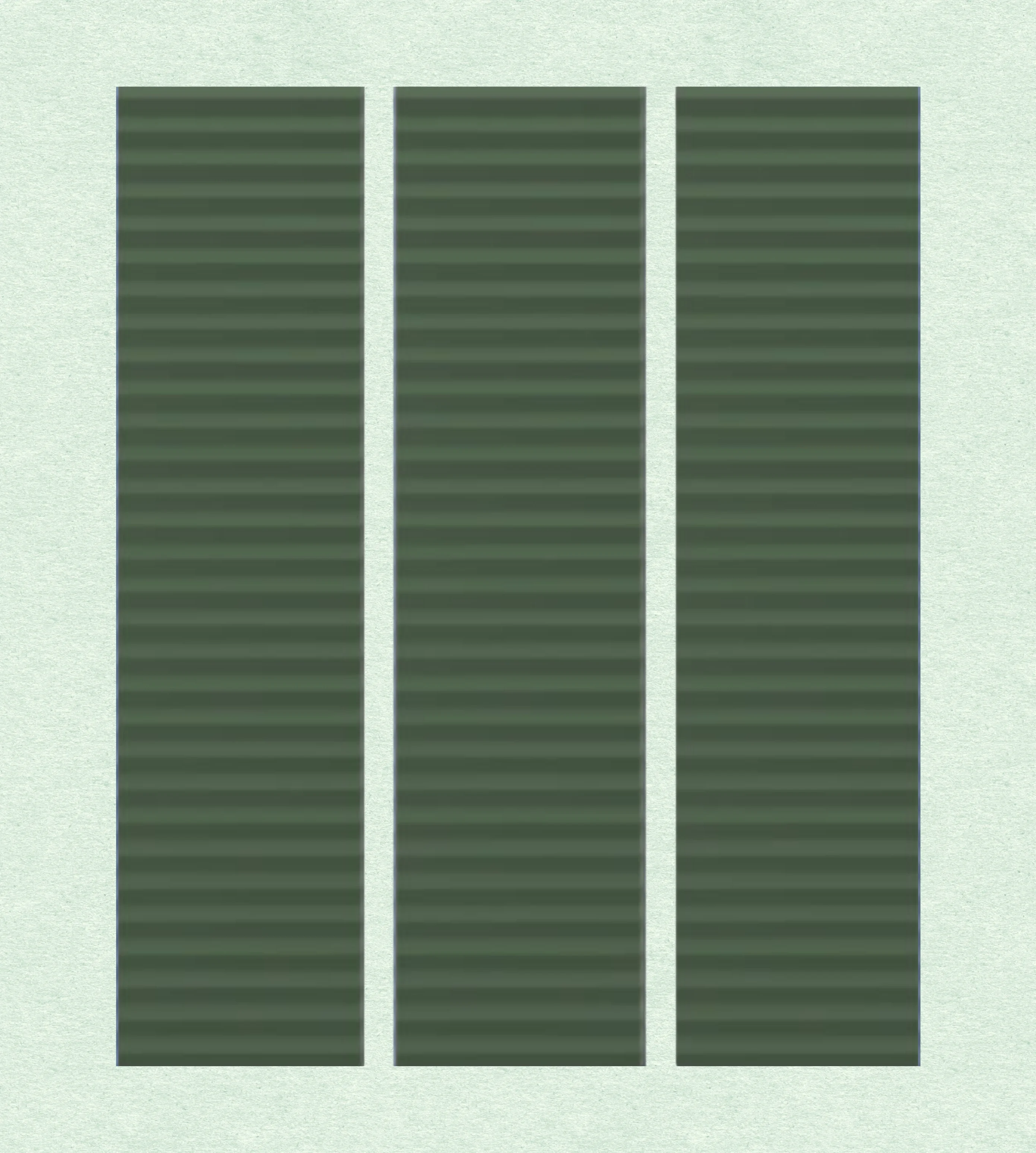 75x300 RIBBED_DARK_GREEN Porcelain Tile
